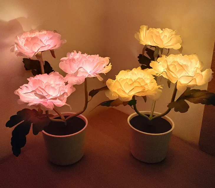 Lampe Fleurs LED - Ambiance Douce & Relaxante