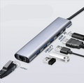Hub USB-C 6 en 1 Premium - HDMI 4K, Ethernet & Charge Rapide