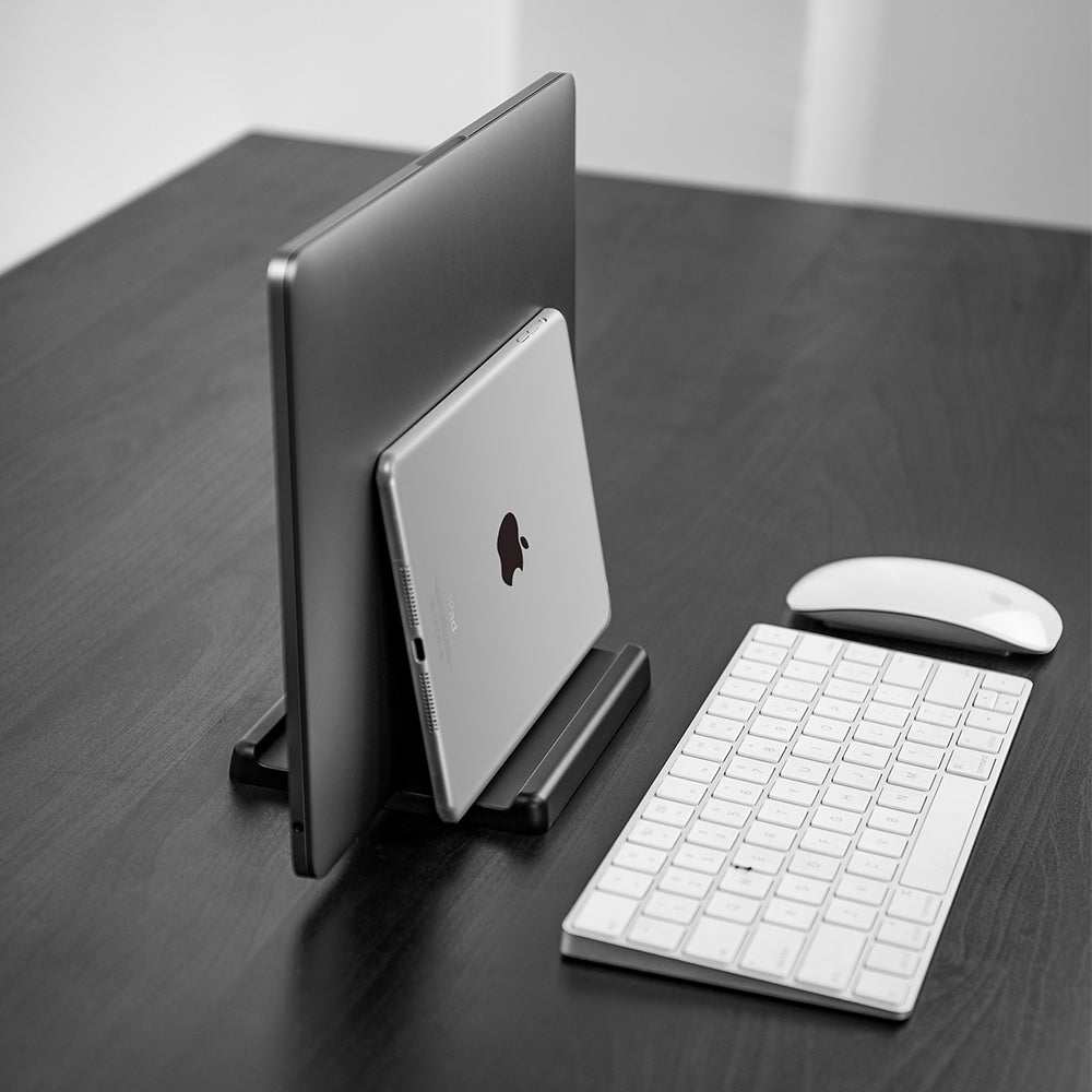 Support Vertical Réglable pour Ordinateur portable, Tablette & Smartphone